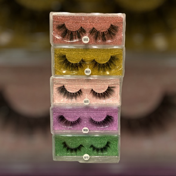 🎉HP🎉 False Eyelashes 3D Natural, Think, Handmade Full Strip - Cruelty Free - Picture 3 of 3